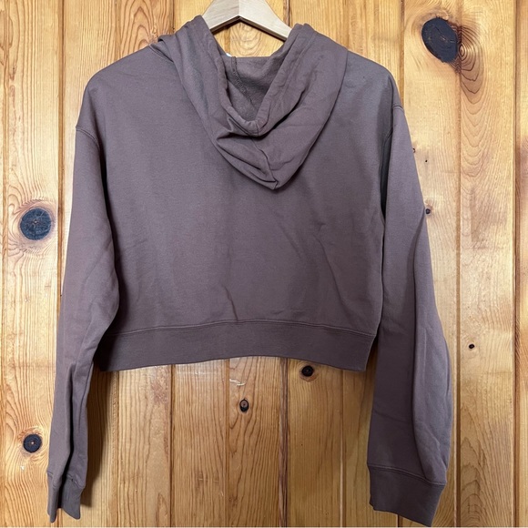 Hello Kitty Chocolate Brown crop hoodie L sweater - Picture 2 of 4